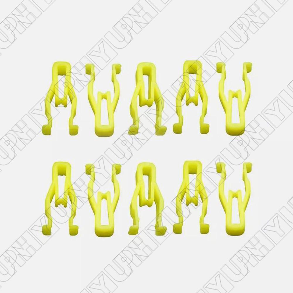 10× Console Dash Panel Switch Bezel Retainer Fastener Clip 9046710203 for Toyota Q