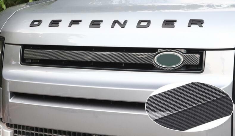 Carbon Fibre ABS Front Grill Moulding Trim for Land Rover for Defender 2020-2025 B n