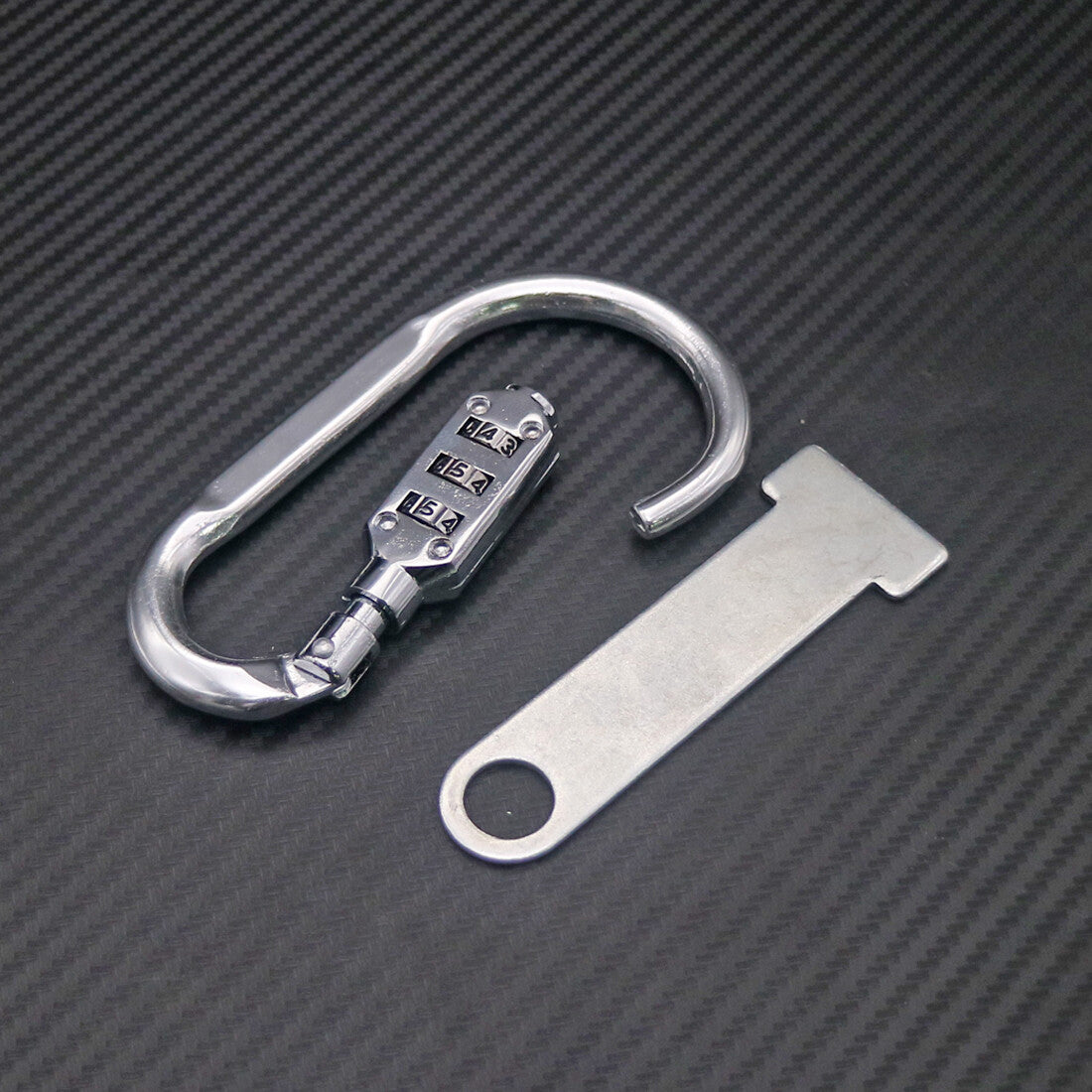Motorcycle Dirt Bike Silver Helmet Security Lock And T-bar Tool for Harley for Honda Q