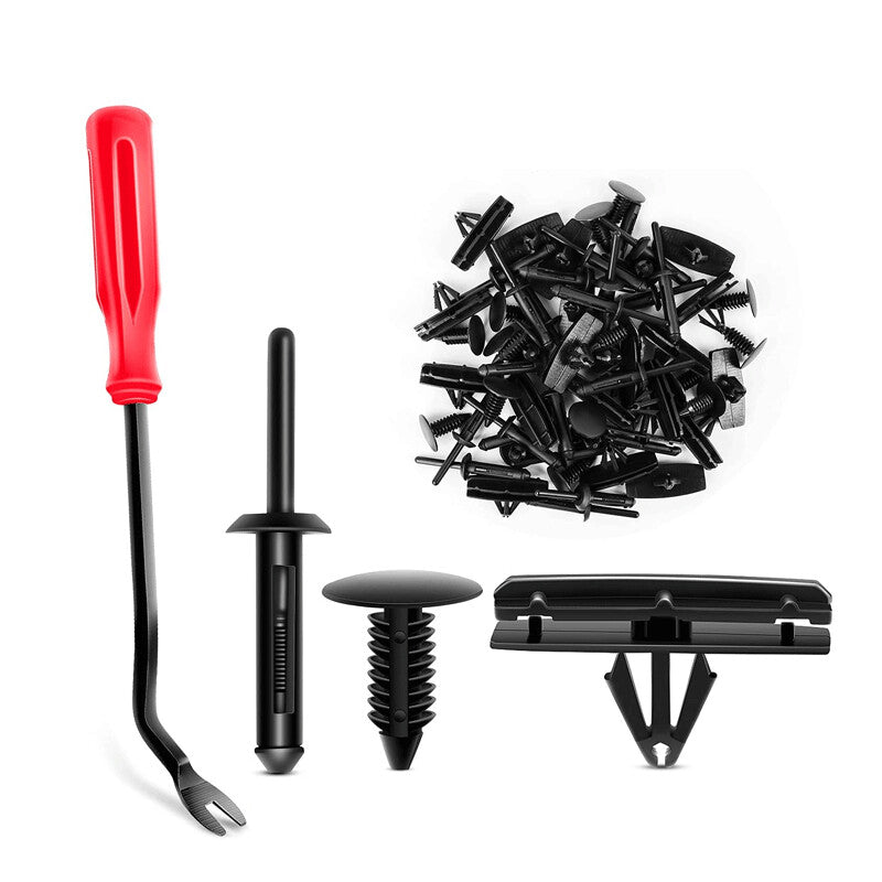60-piece automotive body ABS promotional rivet fastener decorative panel molding clamp tool kit n