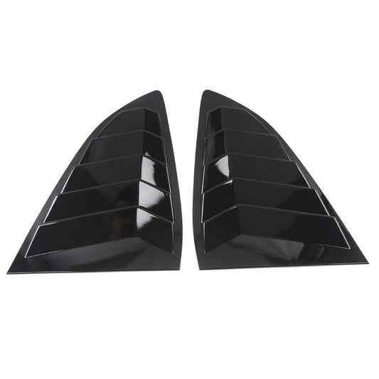 2× Rear Window Shutters Louvers Blinds Cover Trim for Honda CRV EX Sport Utility