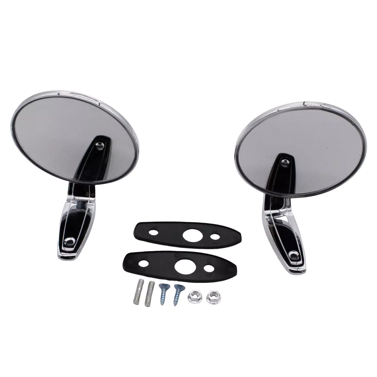 2Pcs Chrome Outside Door Rearview Mirror Set for Dodge for Plymouth 1966-1975