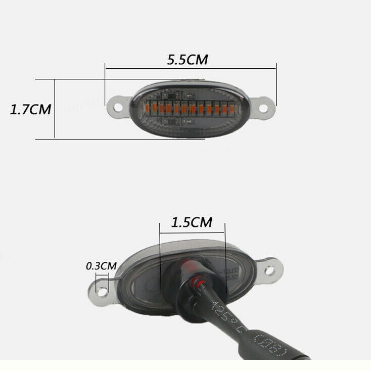3X for Toyota Highlander 2016-21 Front Grille LED Light Style Grill Trim Q