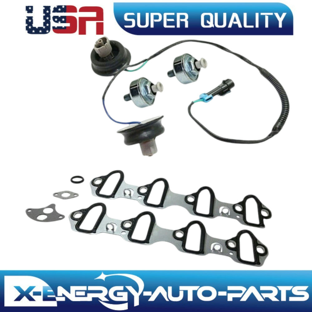 Intake Manifold Gasket Kit w/Knock Sensor for Chevrolet Silverado 1500 5.3L 6.0L