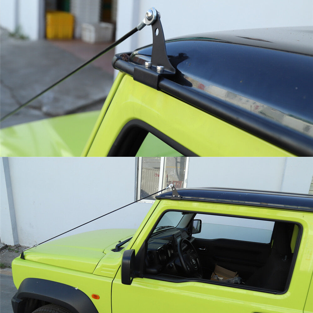 Black Iron/Steel Branch Branching Line Trim for Suzuki for Jimny 2019-22 Accessories