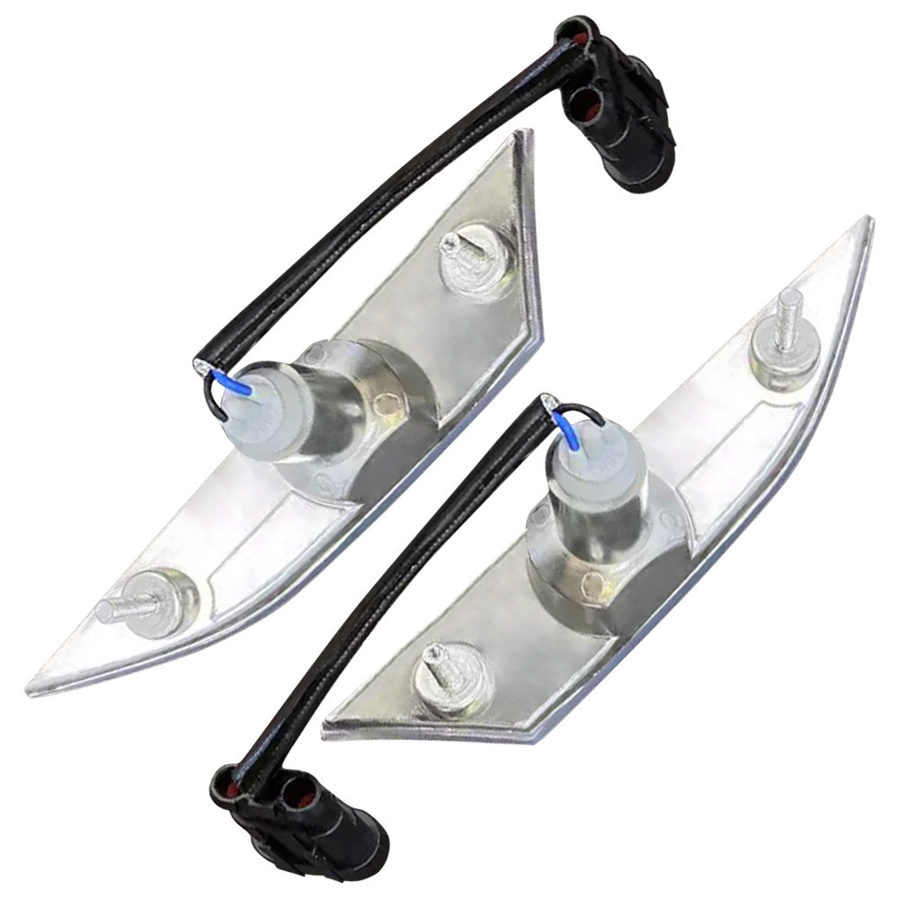 Front LH RH Bumper Marker Indicator Light Clear Fits For Gallardo Models 04-14