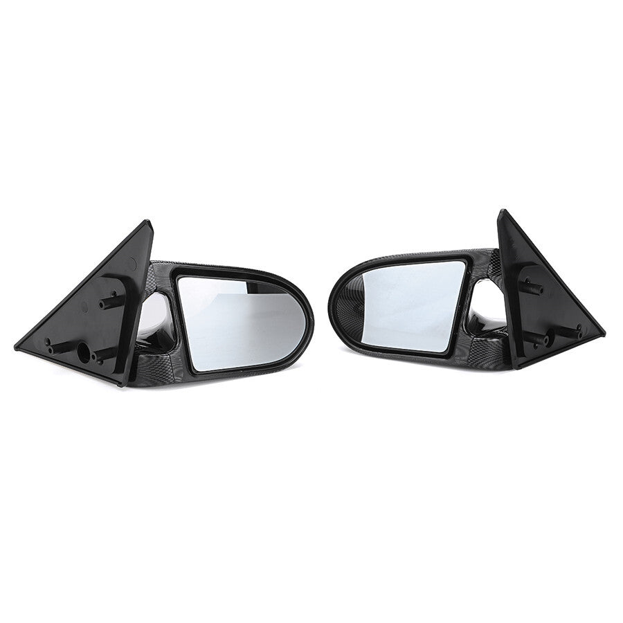 Car Door Carbon Fiber Look Wing Side View Mirror for Honda for Civic EG 4Dr 1992-95