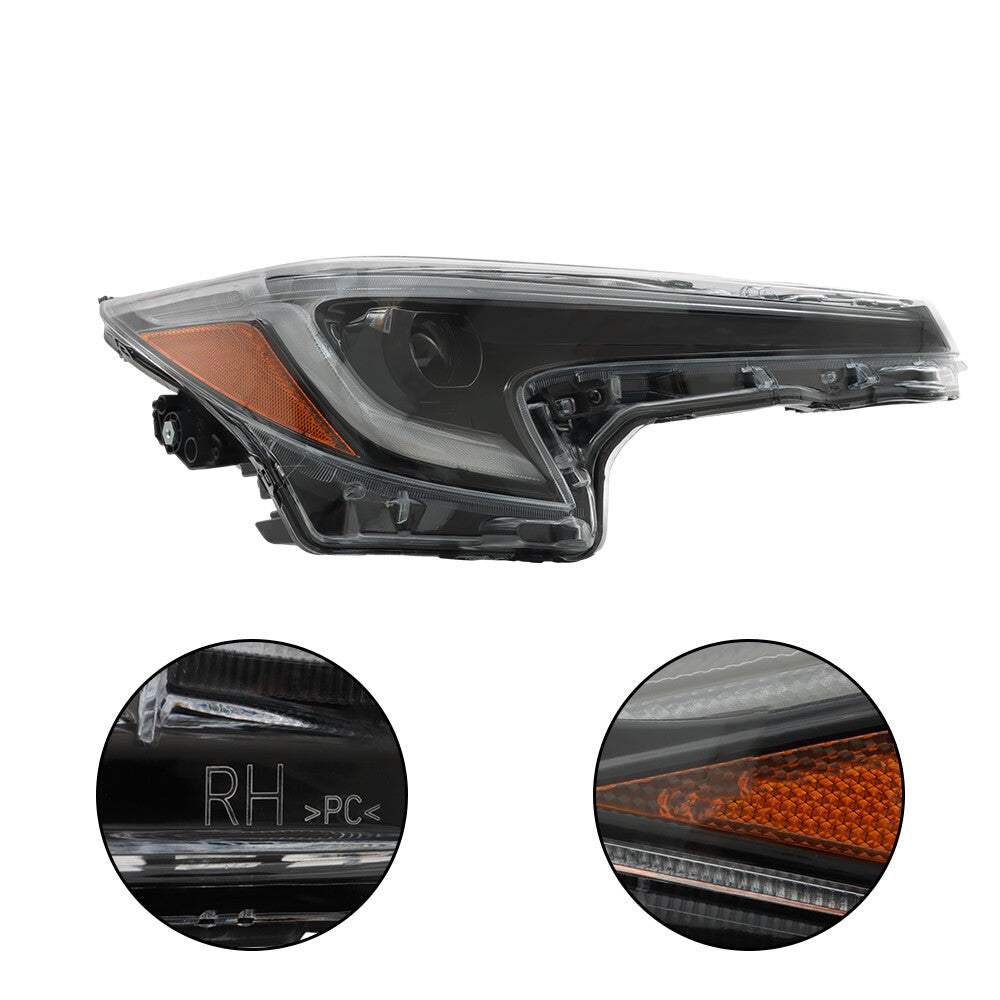  LED headlights for 2007-2011 W204 C-Class DRL headlight upgrade 