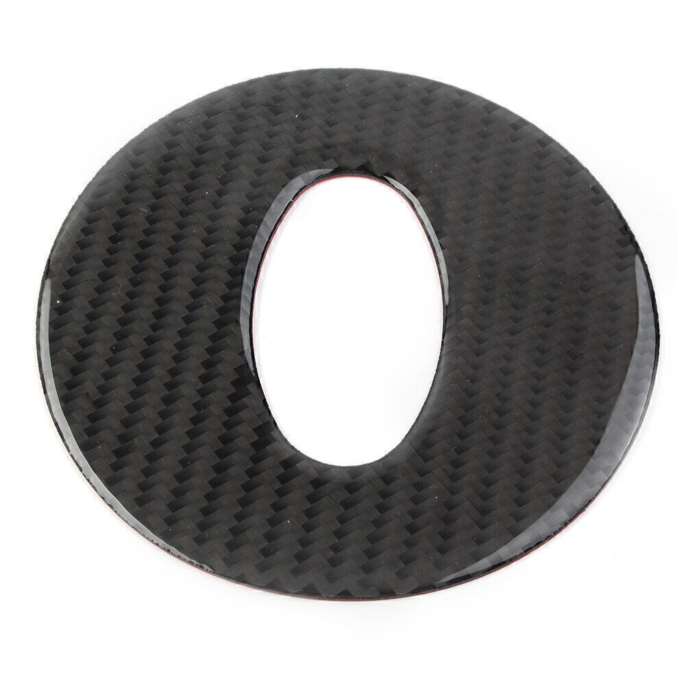 Carbon Fiber Interior Steering Wheel Cover Trim for Subaru Forester 2013-2018