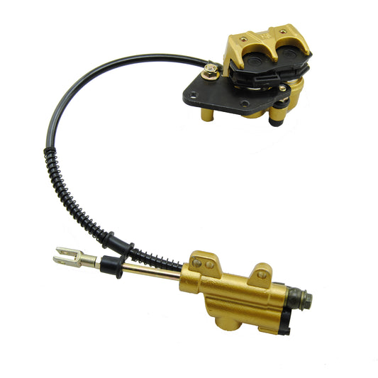 Rear Hydraulic Disc Brake Master Cylinder Caliper Foot Brake 110cc 125cc 140cc