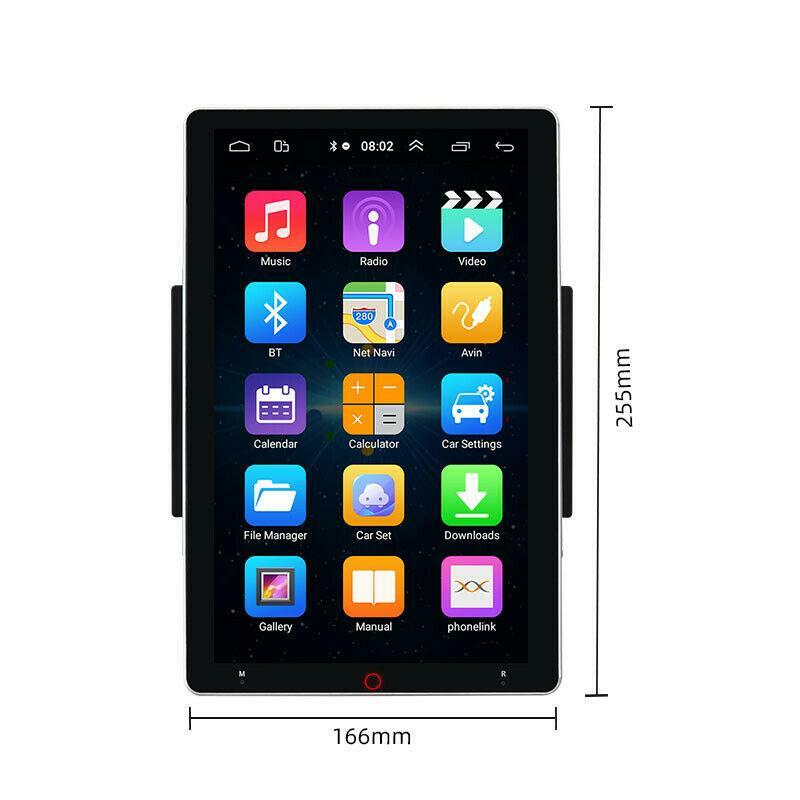 11-inch rotating screen car navigation Android Wifi radio player BT music and video unit - n