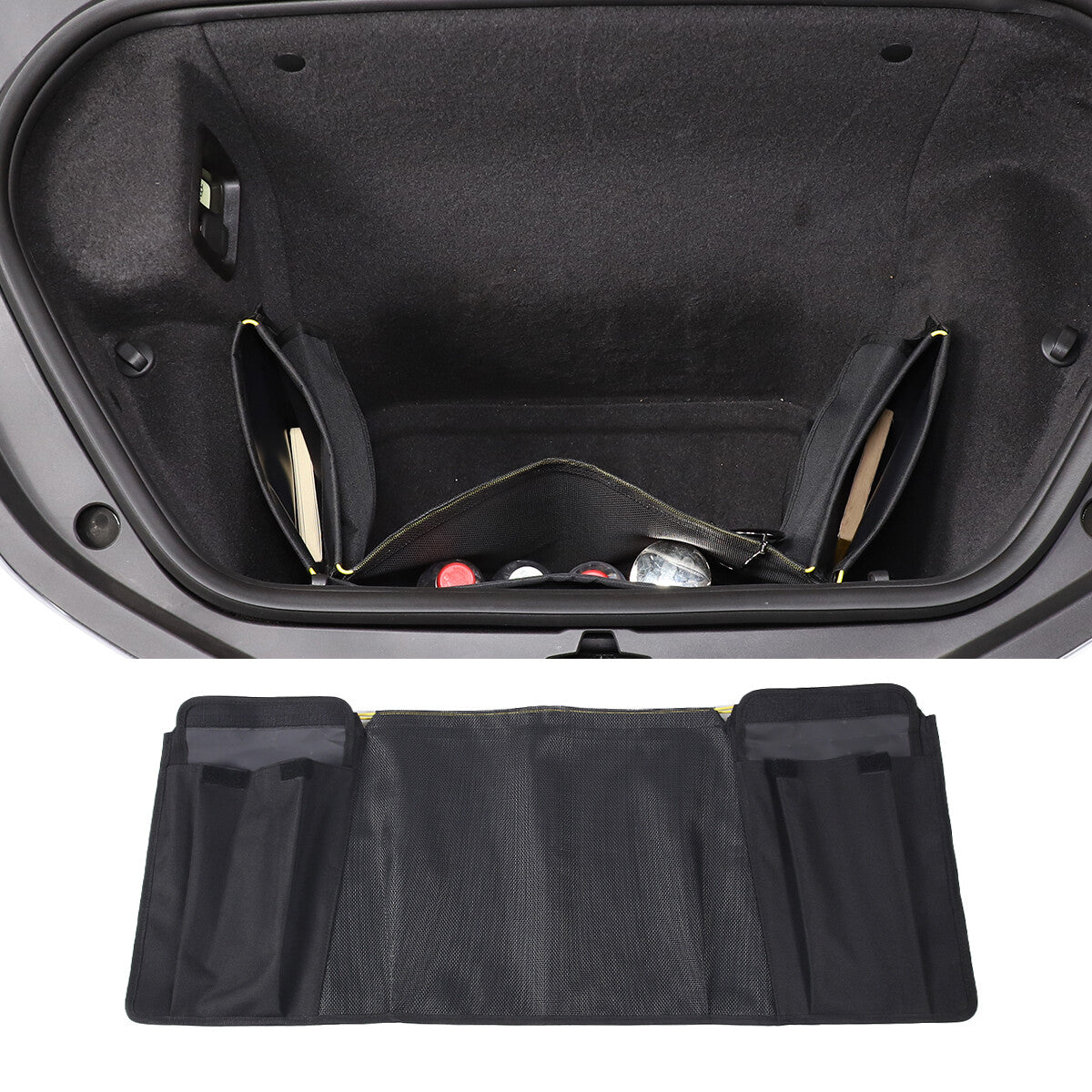 ABS carbon fiber cup holder cover trim frame for Toyota Tacoma 2016-2022 Q