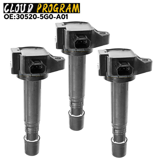 3PC Ignition Coils for Accord Odyssey Pilot Ridgeline MDX for RDX RLX TLX V6 13-2017 v