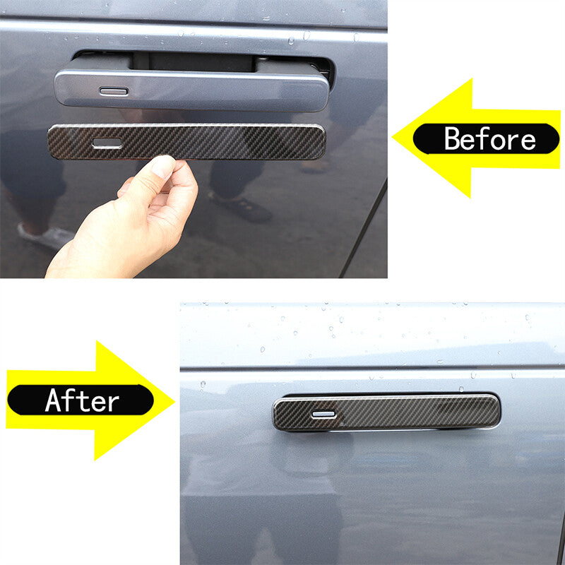 Carbon fiber ABS side door handle covers suitable for Land Rover for Range Rover Velar 2017-21 n