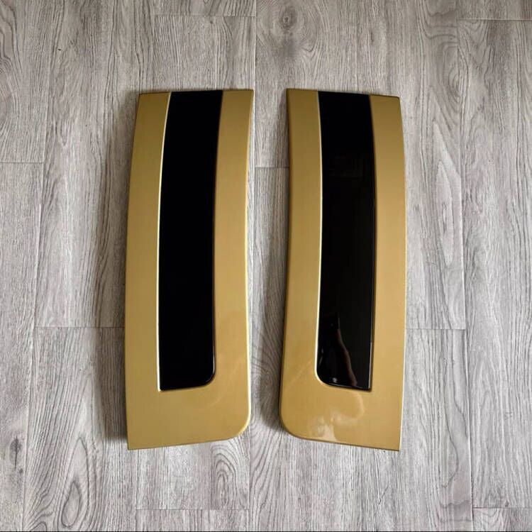 Door Side Fender Vent Cover Trim for Range Rover Vogue L460 2023-2025 Gold+Black