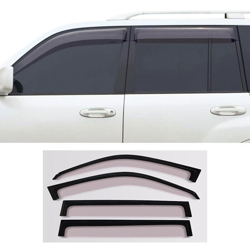 for Lexus LX470 1998-2007 side Window Wind Visors Sun Rain Guard Vent Deflectors