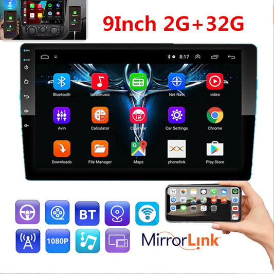 9 Touch Screen Radio Android Car Play Support FM Wifi Mirrorlink GPS Navi 2+32G