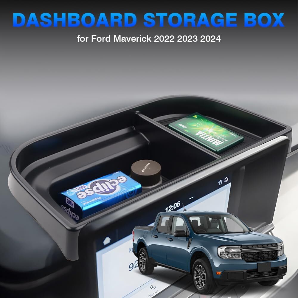 Suitable for 2022-2024 Maverick cabin dashboard storage box, organizer, and tray accessories. n