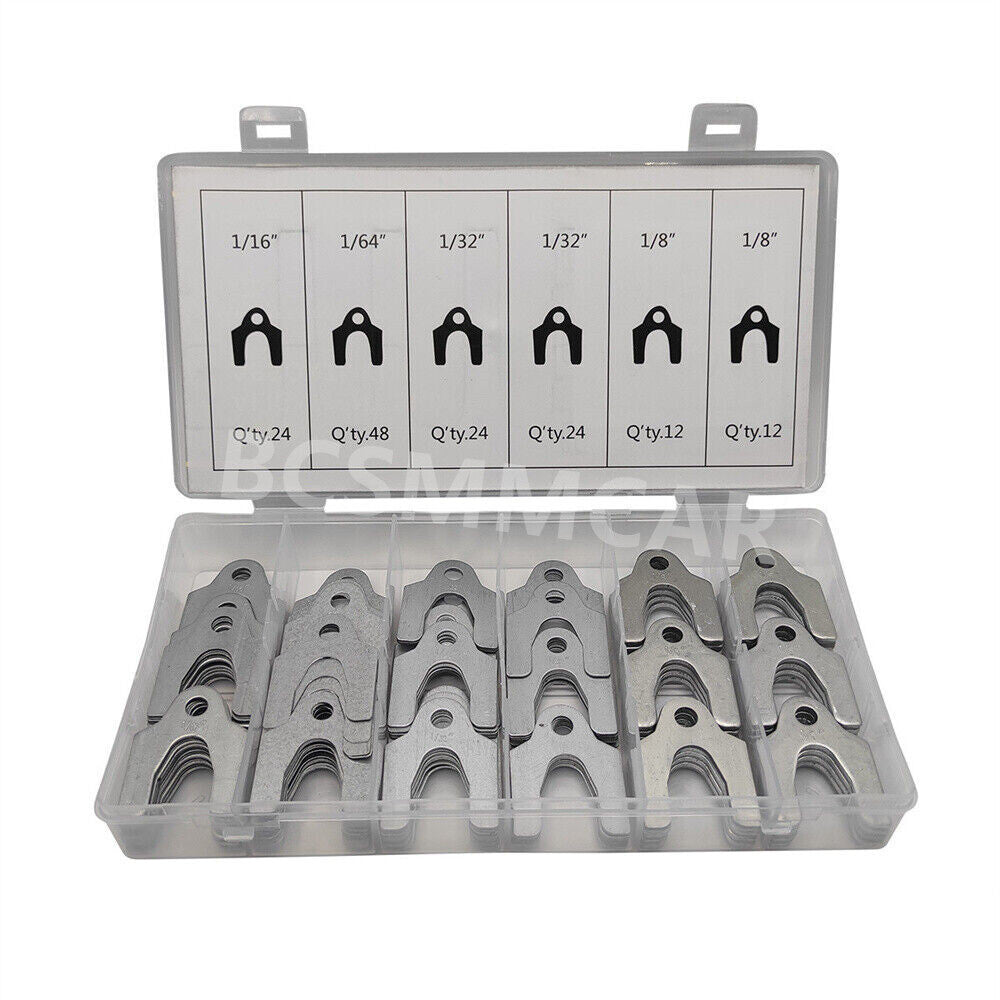 Auto Body Fender Alignment Shims For Car Caster Toe Front Wheels W/Storage Box