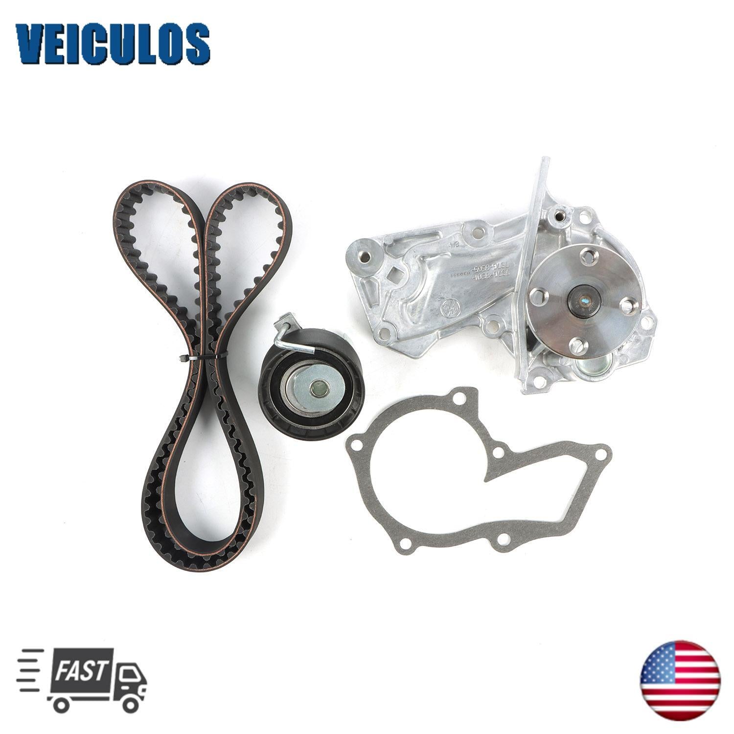 Timing Belt Kit Water Pump Fits 2013-20 for Ford Fiesta Escape Fusion Transit 1.6L