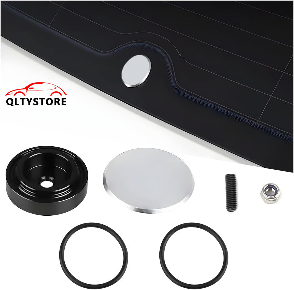 40mm Rear Wiper Block Off Delete Plug Cap Grommet for Civic Integra RSX Silver Q