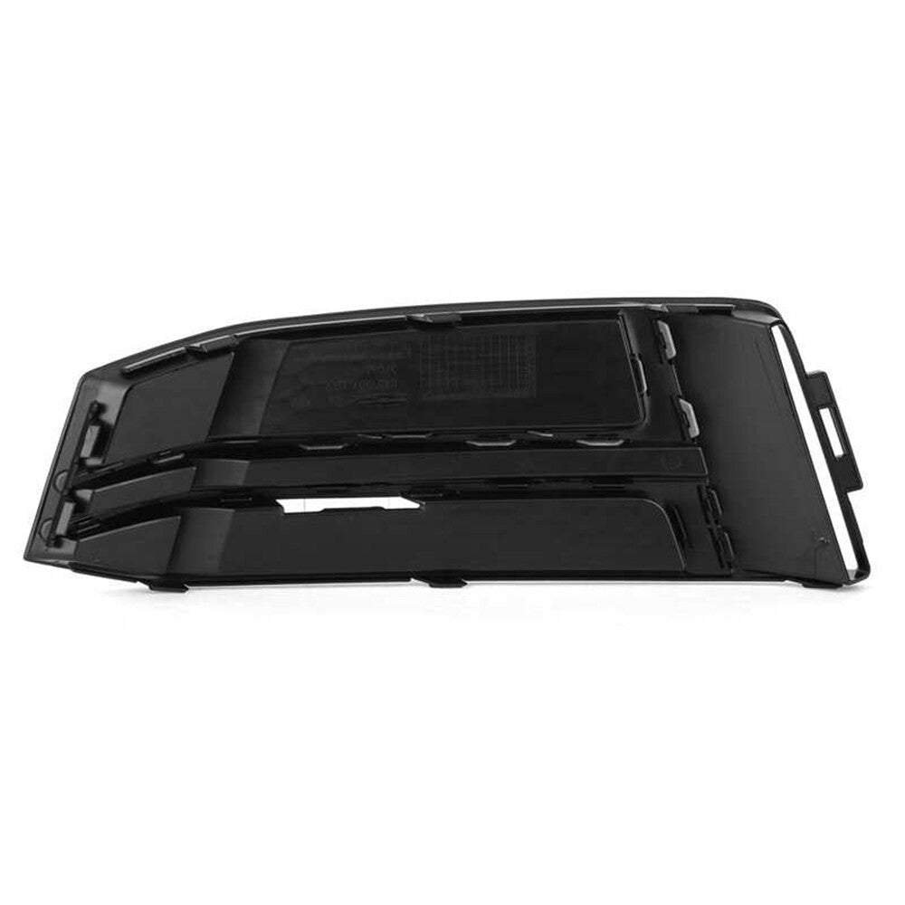 2-Piece Front Bumper Grille Fog Light Cover Grille for Audi A4 S Series B9 2016-18