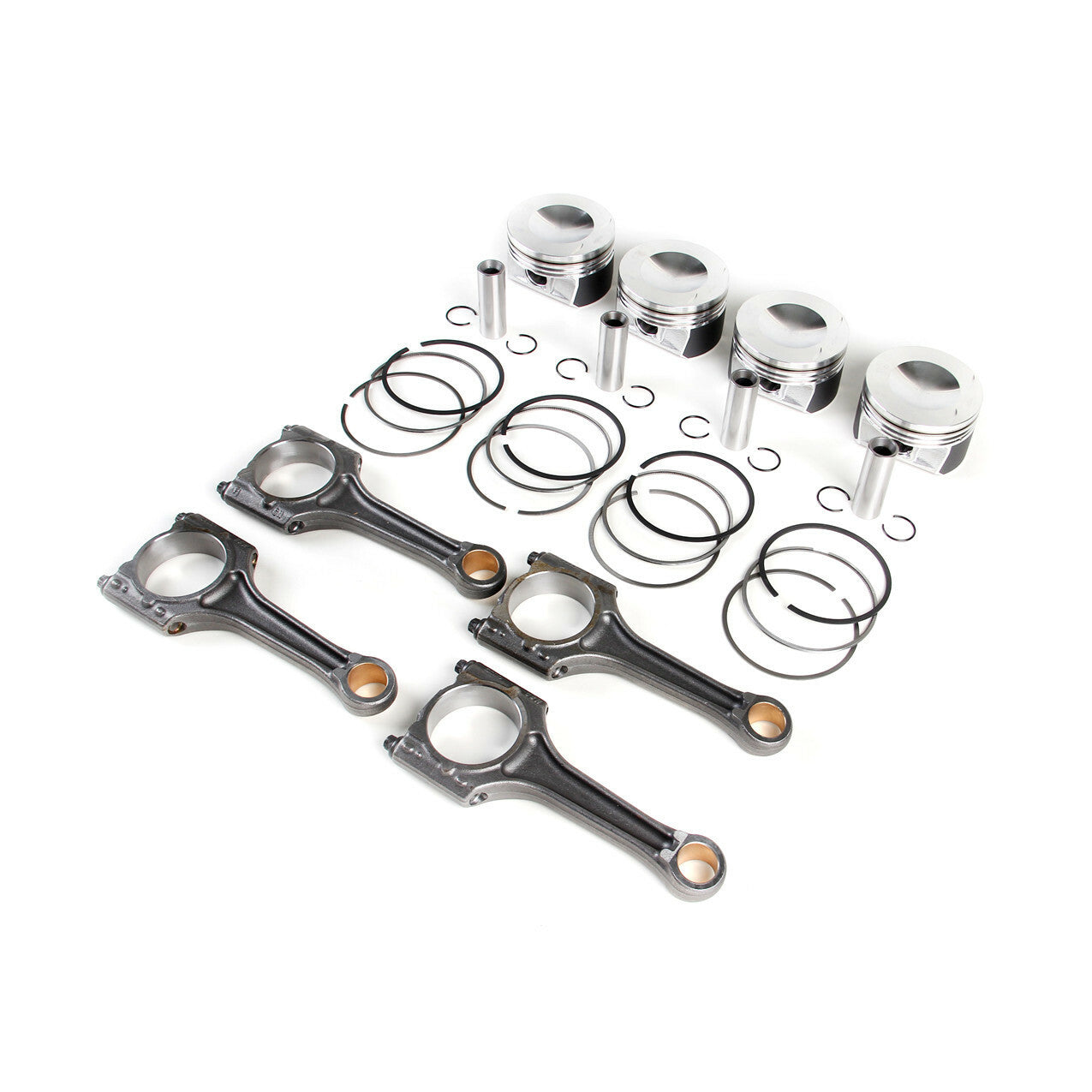 Piston Ring Kit& Connecting Rods 20MM Fit for VW for Jetta for Passat for Audi for A4 for A6 Q