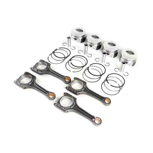 Piston Ring Kit& Connecting Rods 20MM Fit for VW for Jetta for Passat for Audi for A4 for A6 Q