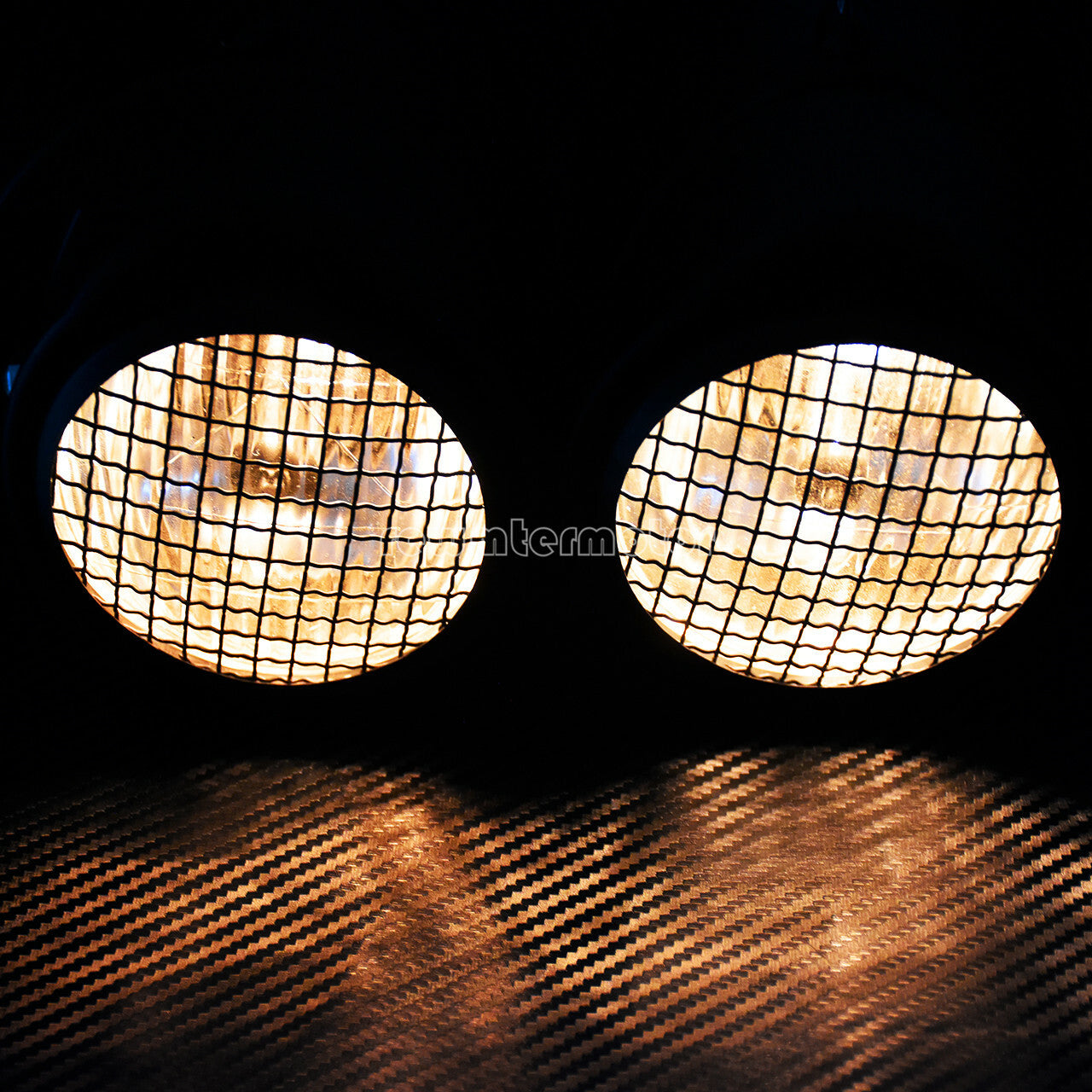 Grill Twin Headlight Motorcycle Double Dual Lamp w/ Bracket For Street Fighter Q