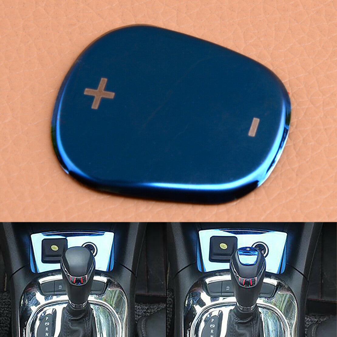 Gear Shift Knob Cover Sticker Head Trim Fit for Chevrolet for Cruze 2017 2018 Q