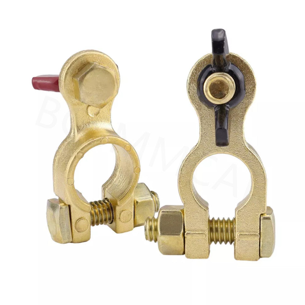 2 Battery Terminal Connector Car Top Post Quick Release Battery Clip End Clamps