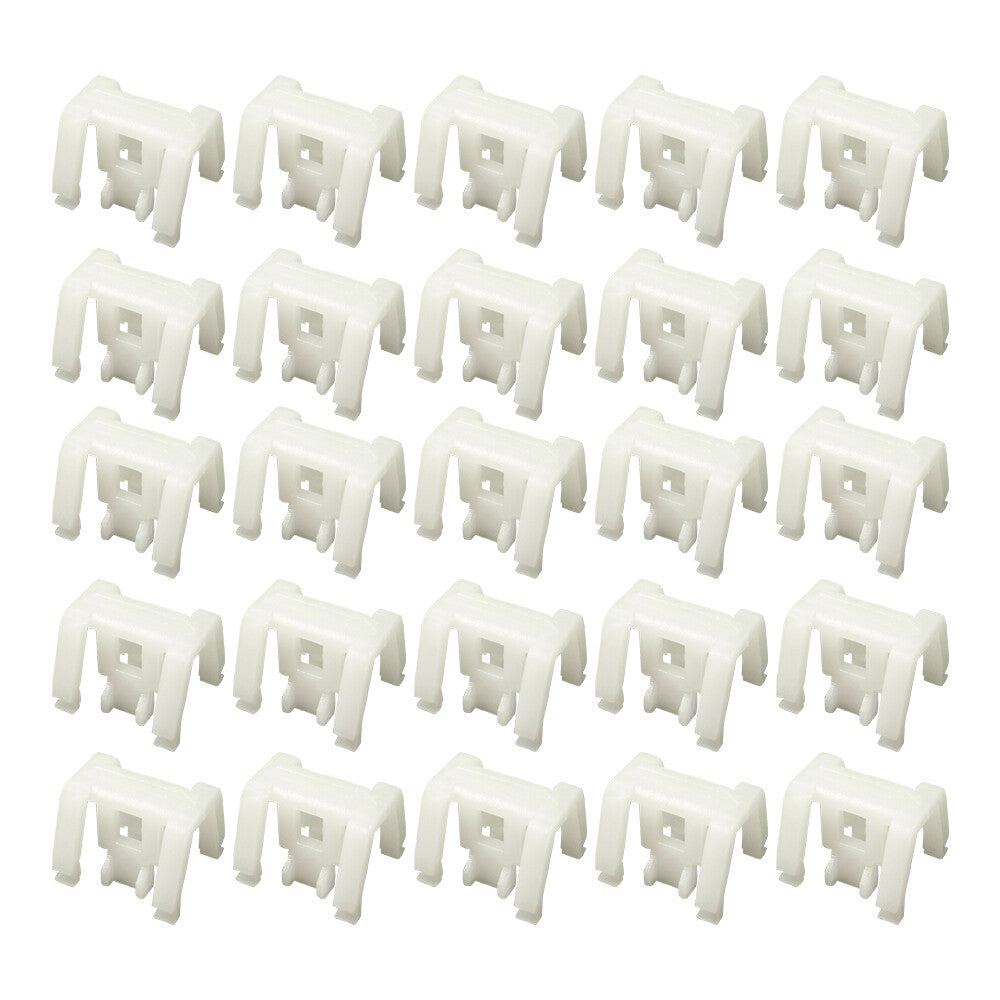 25Pcs Door Body Molding Clips Fits for Honda Odyssey 75305-SHJ-003 White Plastic