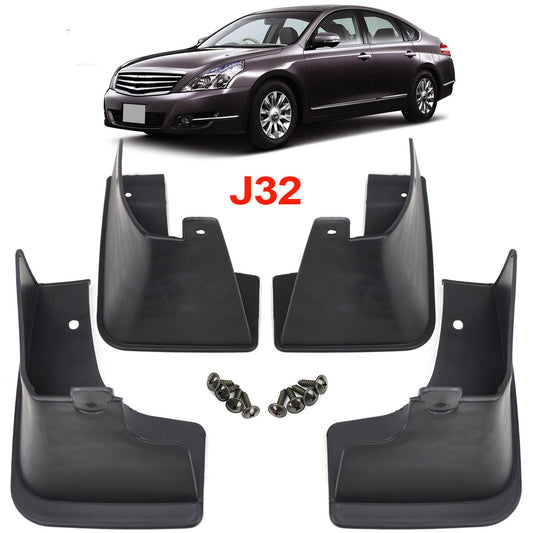 4x Front Rear Mud Flaps Splash Guards Mudguards for Nissan Maxima J32 2008-2013 Q