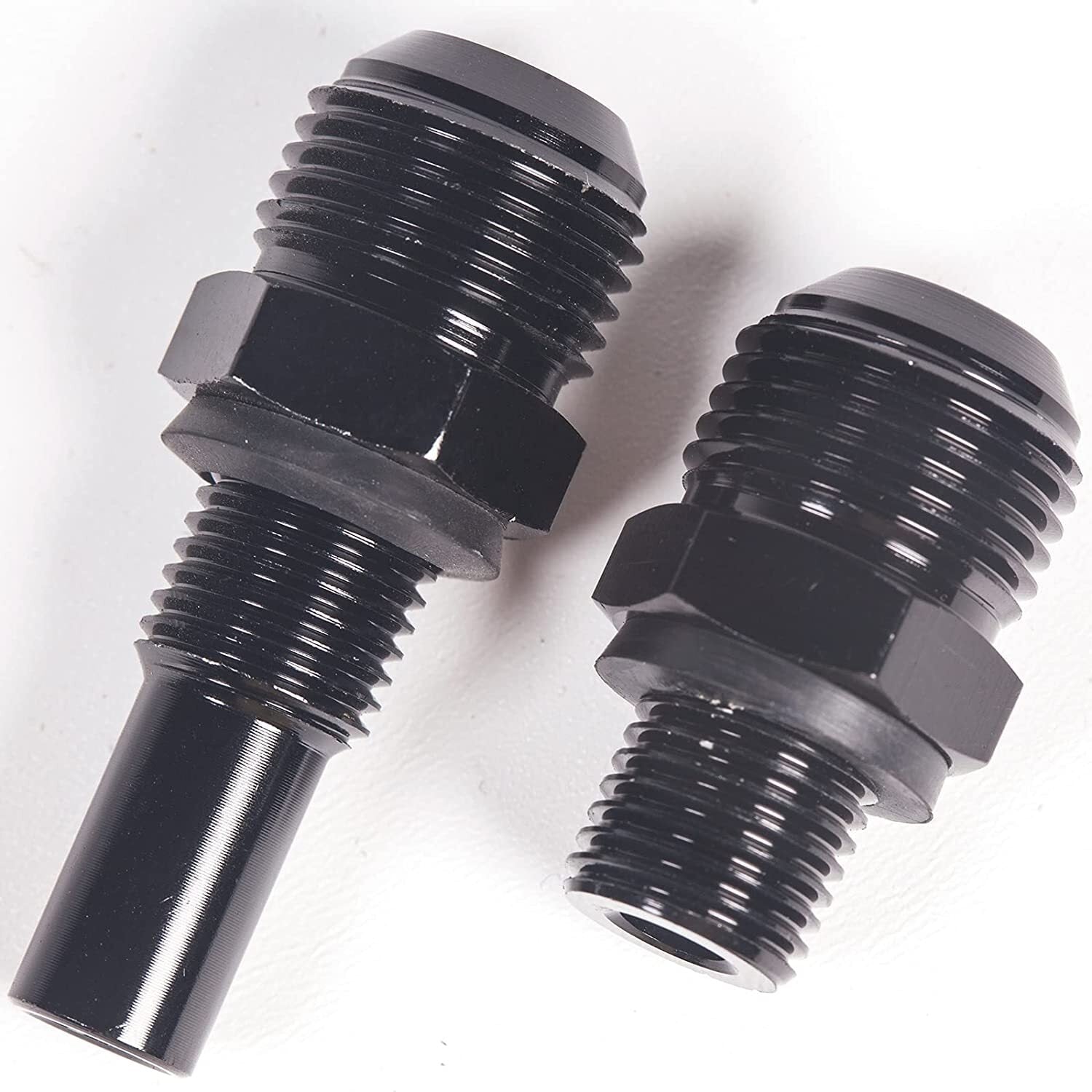-8 AN x 1/4NPS Transmission Oil Cooler Adapter Fittings For GM 1997-2007 4L80E