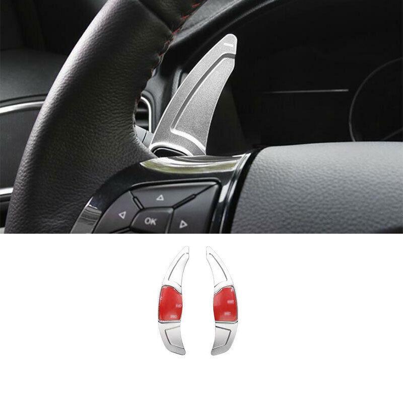 for Ford Explorer 2016-2019 Silver Aluminum Steering Wheel Shift Paddles 2PCS