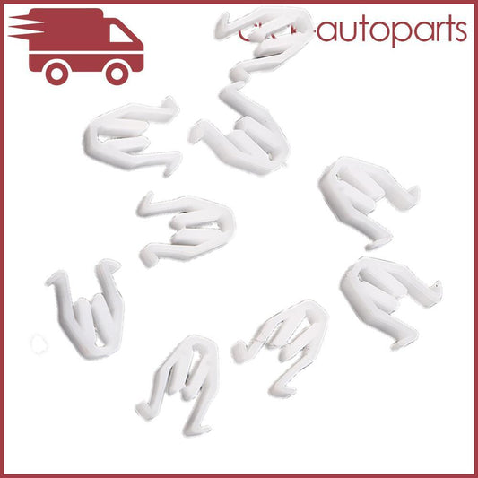 25Pcs Fit For Equinox 2005-2009 Front Grille Moulding Clips White Nylon A21284