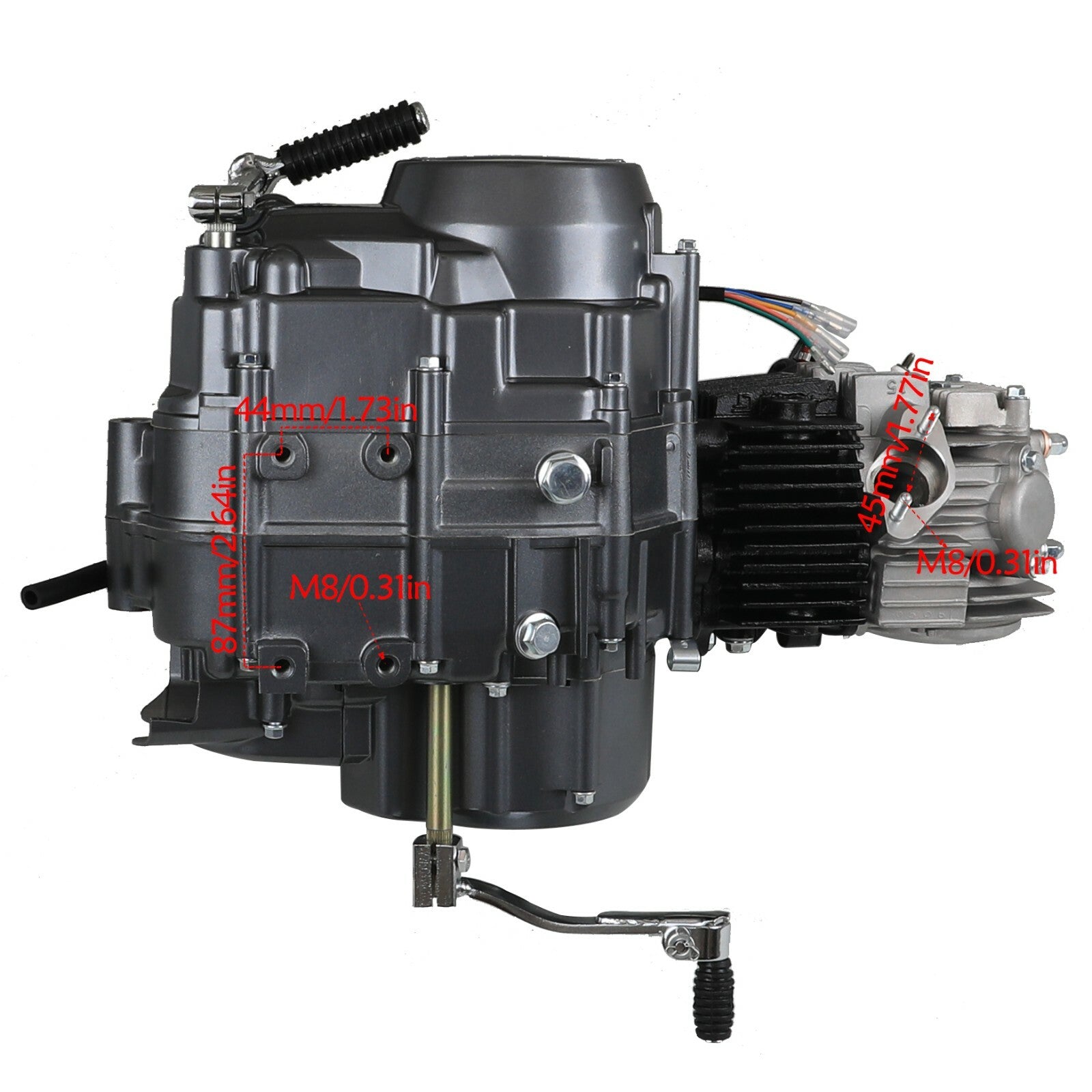 for Lifan 125cc semi-automatic engine motor wiring kit for Honda CT70 CT90 CT110 ATC70 XR70