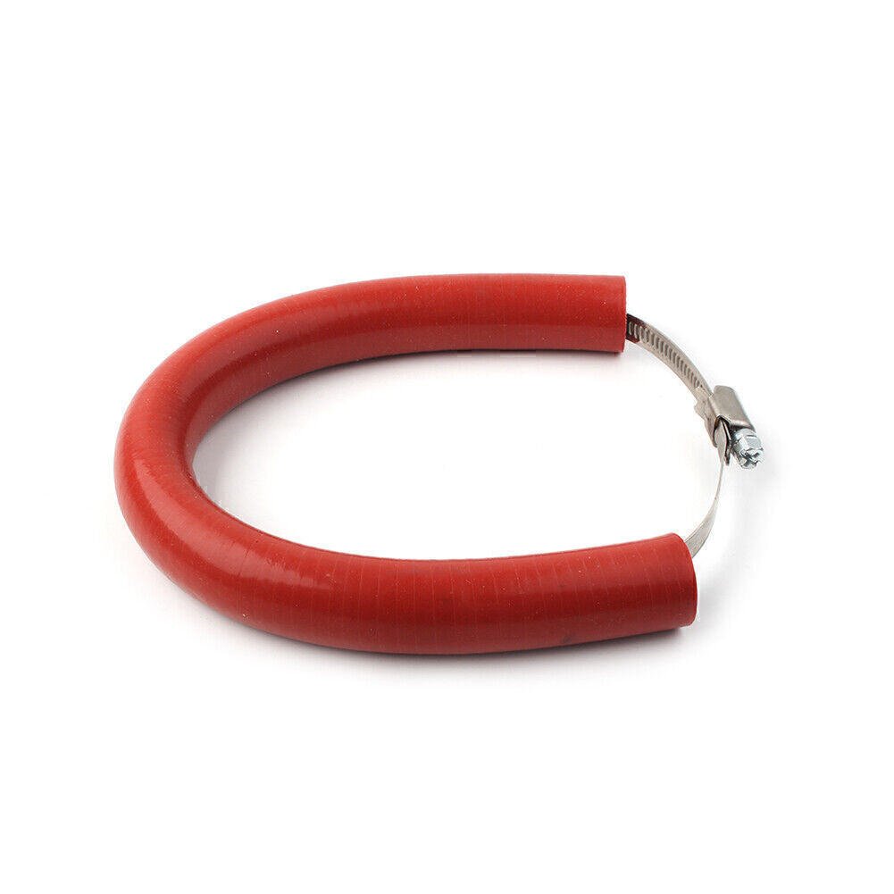 For Dirt Bike Exhaust Pipe Heat Shield Crash Protector Cover Guard Red Universal