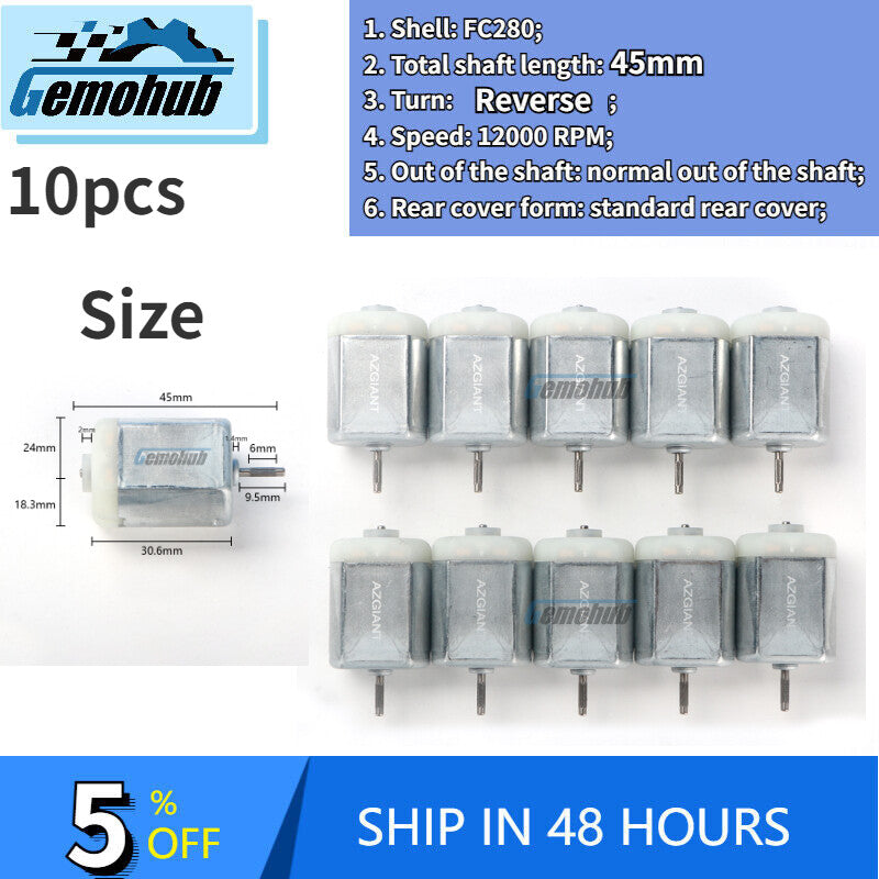 10pcs 12V Central Lock Motor Car Door Lock Electric for Mini Motor