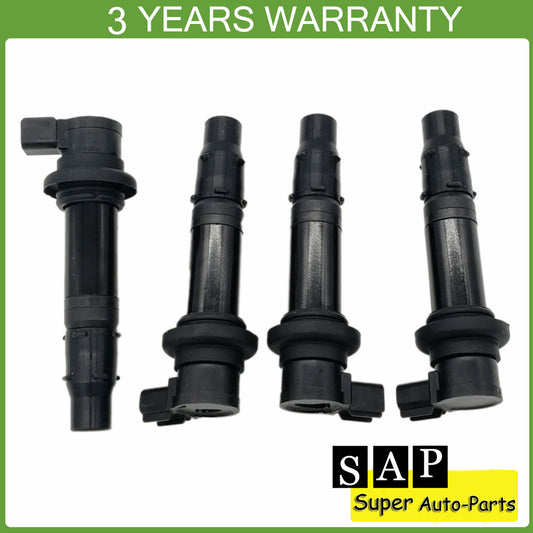 New Set of 4 Ignition Coils Fits for Yamaha MT-07 R6 RJ15 Bj YZF R1FZ8 F6T558 Q