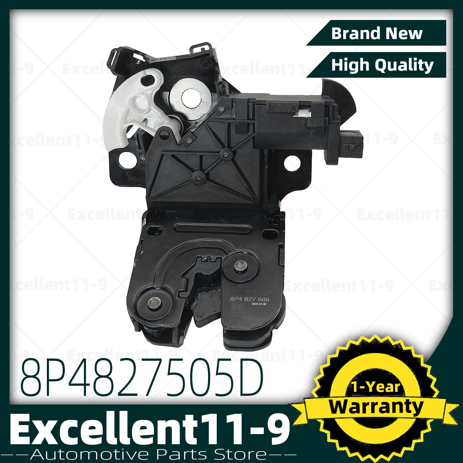 Rear trunk lid latches 8P4827505C and 8P4827505D are suitable for Audi Q7, TT, A3, Quattro, and TTRS. n