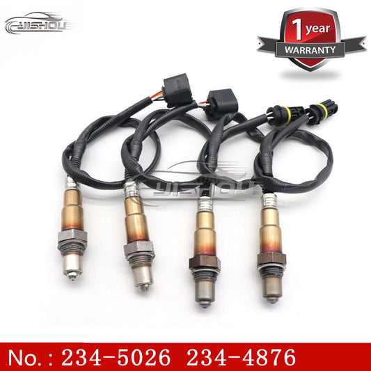 (4) Upper and lower oxygen (O2) sensors are suitable for BMW 550i, 650i, and 750i for Alpina 4.4L. 234-5026 234-4876