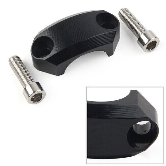 22mm Master Cylinder Perch Clamp Cover Black for Motocross MX Enduro Motorbike Q