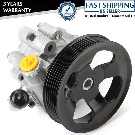 1PCS Silver Power Steering Pump & Pulley for Dodge for Chrysler 300C 04892093AA US Q