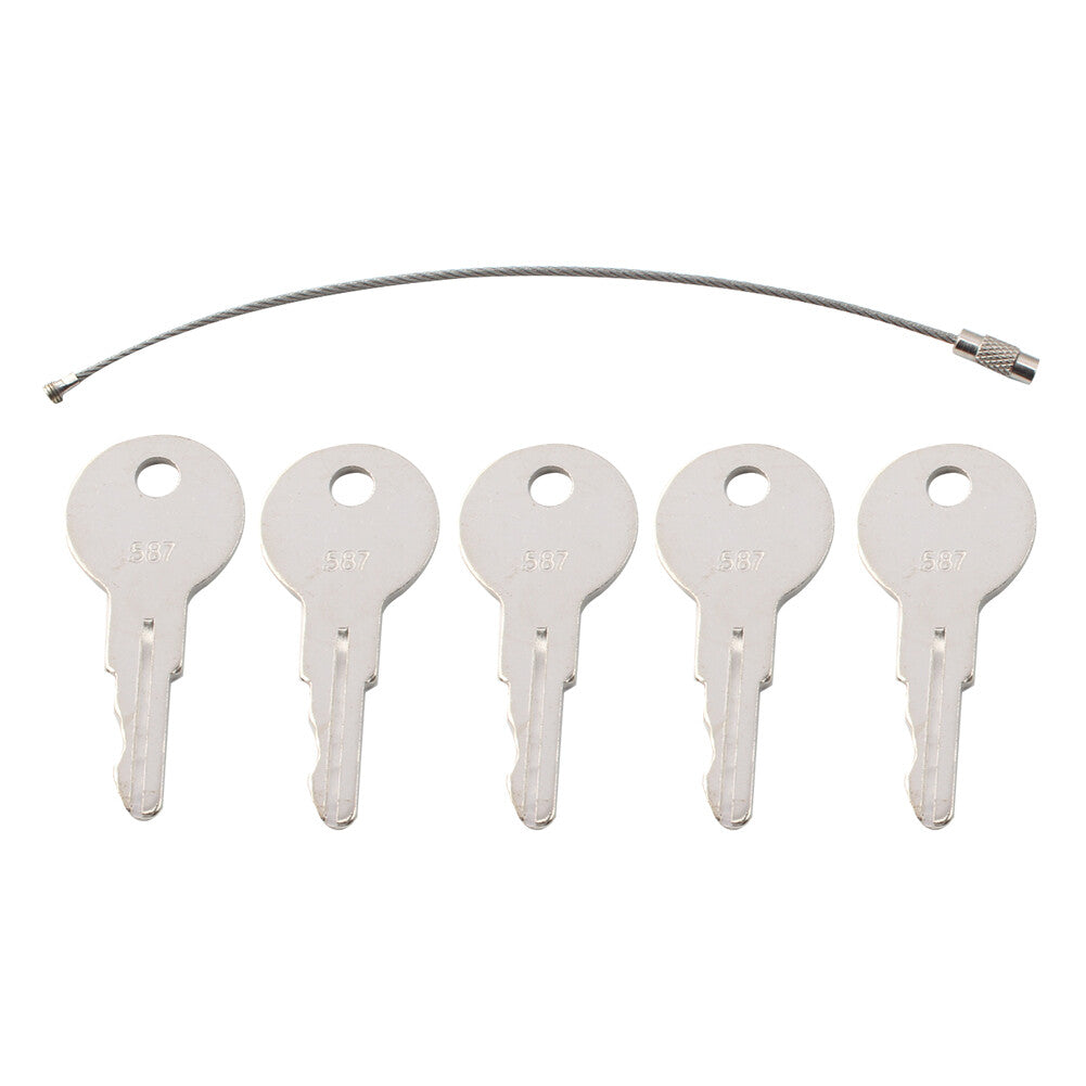 Ignition Starter Key 587 ELI80-0106 For JLG Heavy Construction Equipment 7012587