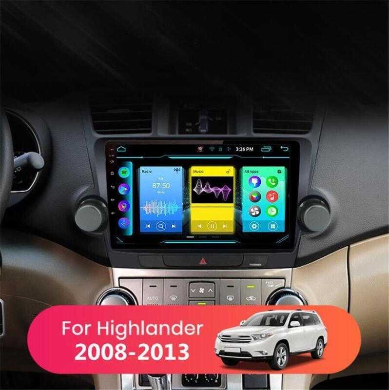 Android Car Radio Stereo GPS Wifi Carplay 32GB DSP for Toyota Highlander 2008-13