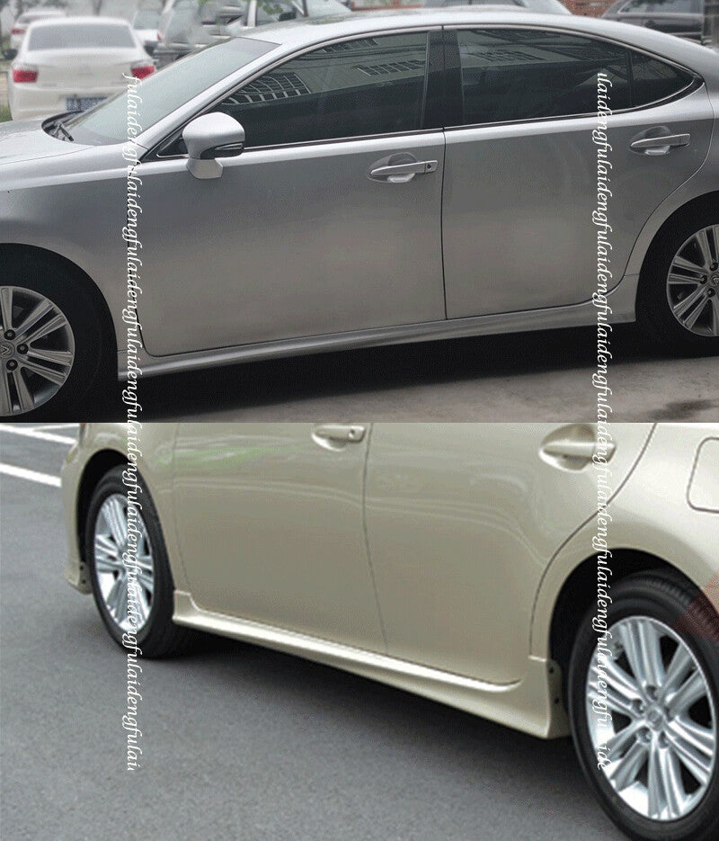 Unpainted Side Skirts Extensions spoiler Body Kit for Lexus ES250/300h/350 13-15