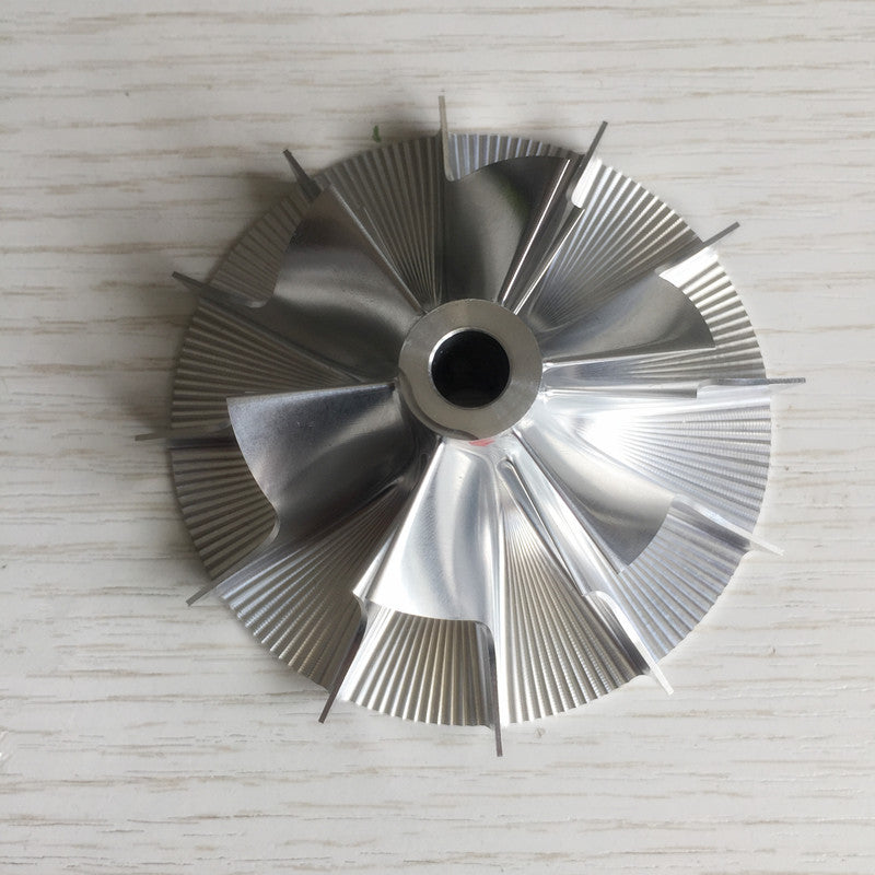 K23/3LD 50.40/76.10mm 6+6 blades performance Turbo Billet compressor wheel