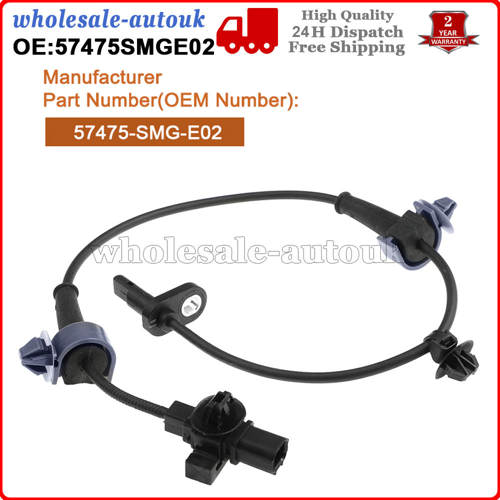 Rear Left ABS Sensor for Honda for Civic 2006-12 Wheel Speed Sensor 57475-SMG-E02 Q