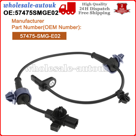 Rear Left ABS Sensor for Honda for Civic 2006-12 Wheel Speed Sensor 57475-SMG-E02 Q